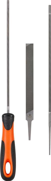 Actual product image Bahco ERGO chain saw file set with two-component handle, 4 x 200 mm (200 mm)