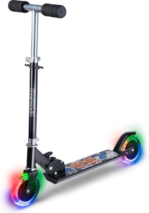 Actual product image California - Black scooter with LED lights (83153)