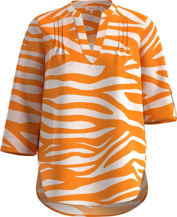 Produktbild S.Oliver Bluse Tunikabluse aus Leinenmix (34)
