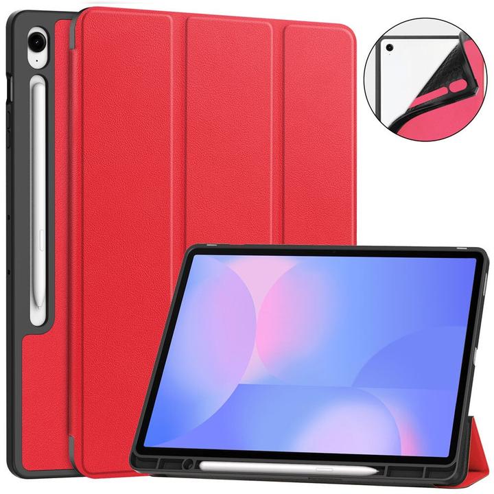 Cover-Discount Galaxy Tab S10 FE+ Plus - Smart Cover Hülle mit Pencil Halter (Samsung Galaxy Tab S10 FE+)