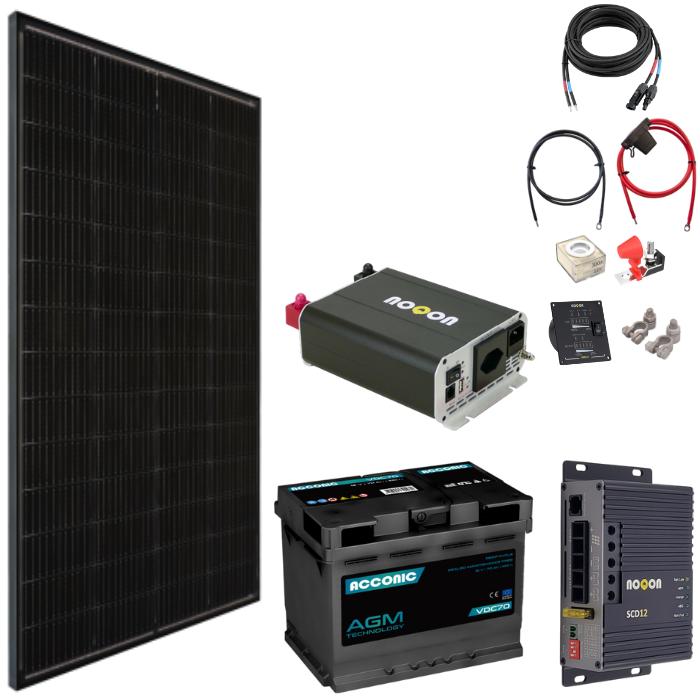 Produktbild Noqon Solaranlage Komplett-Set (100 W)