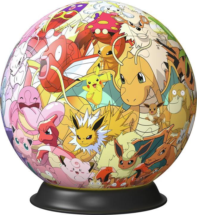 Actual product image Ravensburger 3D Puzzle 11595 - Puzzle Ball Pokémon Kanto Region - Puzzle ball made of three-dimensional puzzle (72 pieces)