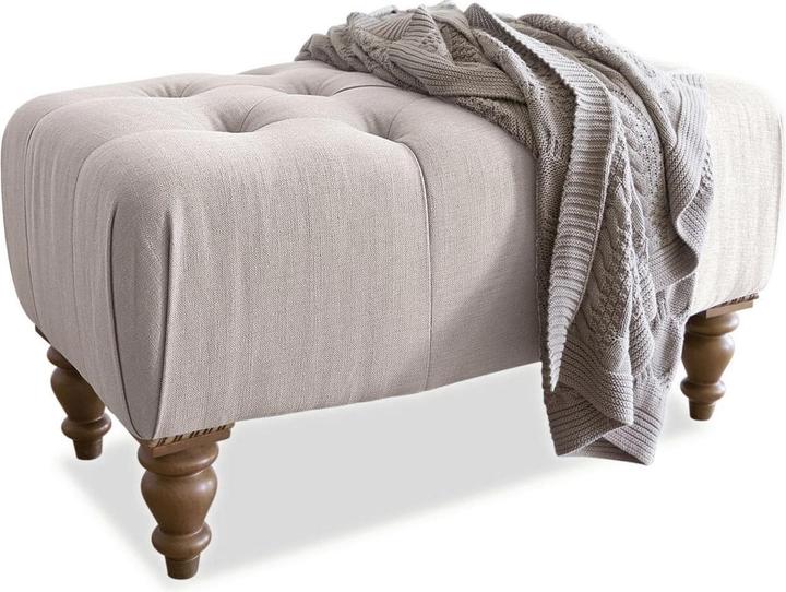 Actual product image Loberon Stool Durance linen