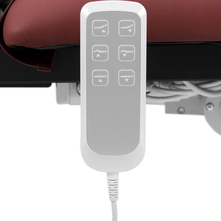 Produktbild Physa Massageliege Massagetisch Massagebank Klappbar Elektrisch 250 kg Bordeaux