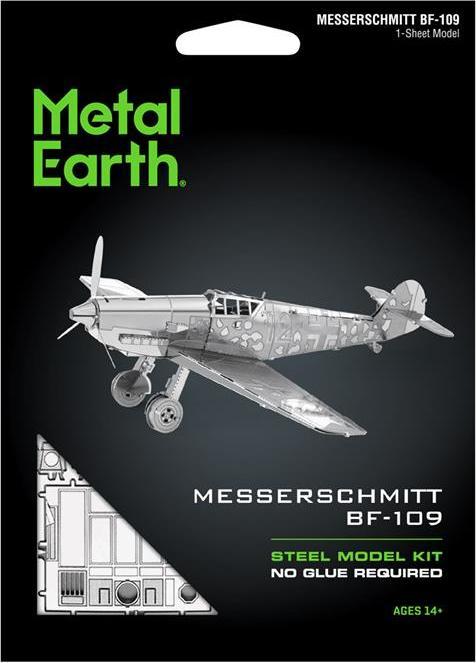 Actual product image Metal Earth constructie speelgoed Messerschmitt Bf-109
