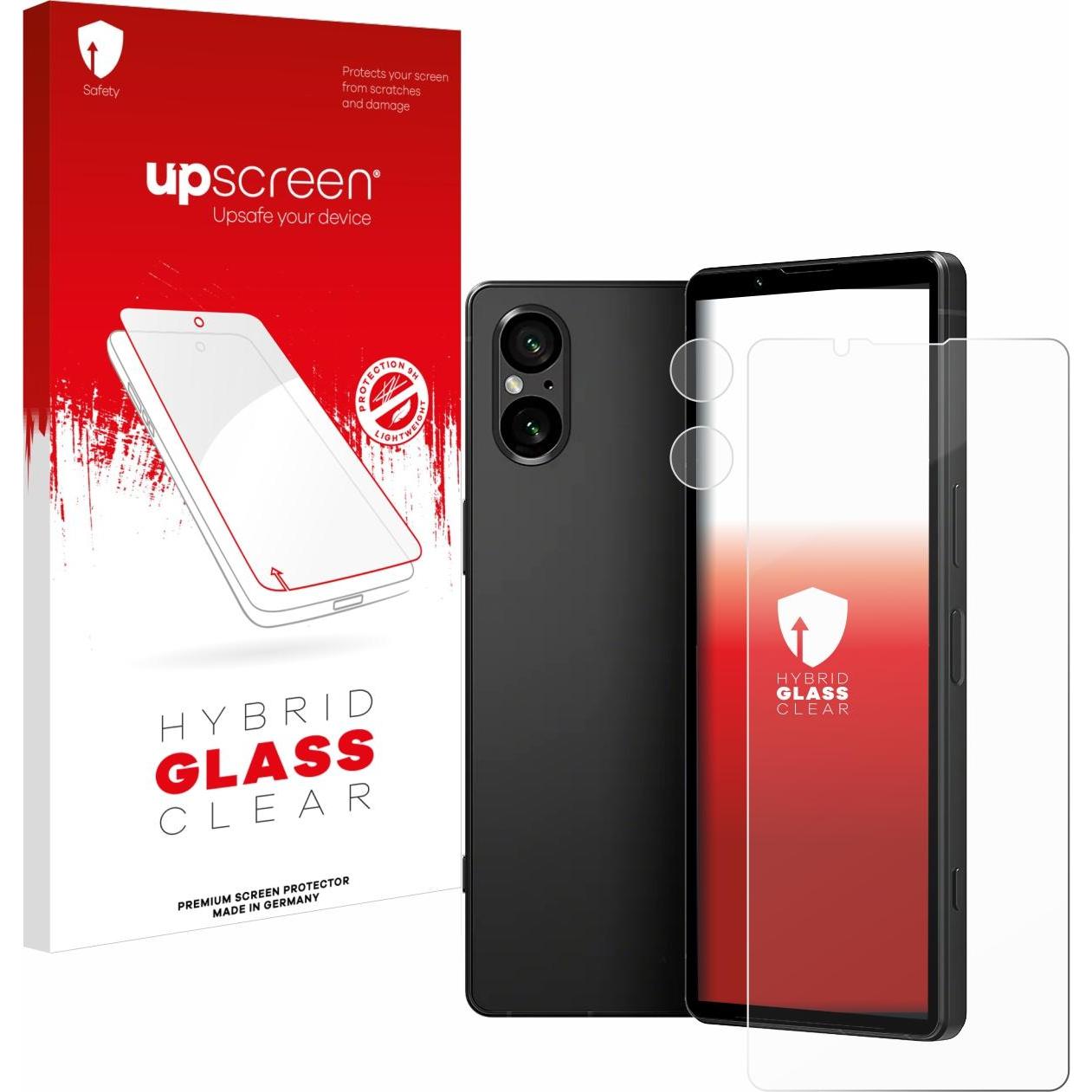 upscreen Scratch Shield Panzerglasfolie (1 Stück, Sony Xperia 5 V), Smartphone Schutzfolie, Transparent