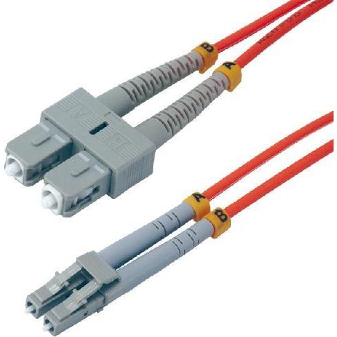 MCL Jarretiere optique OM2 duplex, Router, Grau