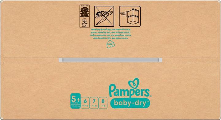 Productafbeelding Pampers Baby-Dry (Maat 5+., Maandelijks pakket, 168 Stuk)