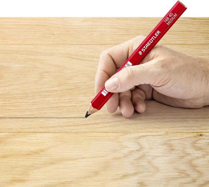 Actual product image Staedtler 148 40 Carpenter's pencil, single product, medium (2 mm, HB, 1 x)