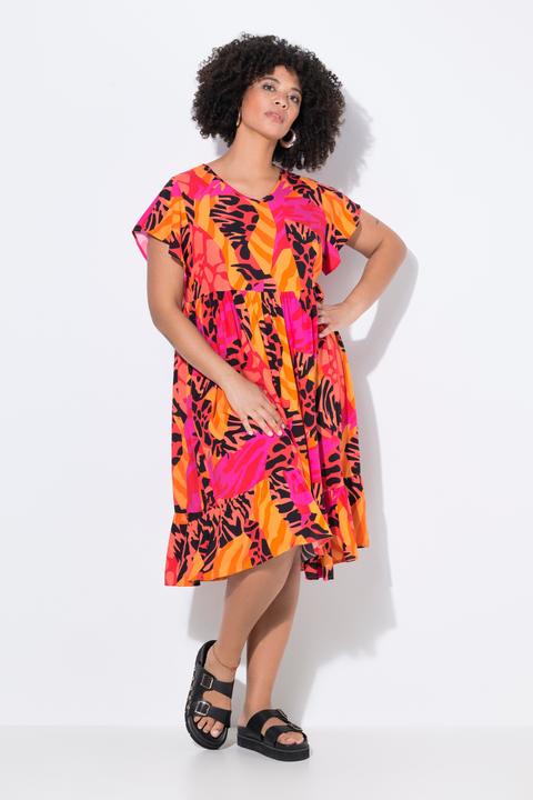 Produktbild Angel of Style Kleid, A-Linie, leuchtender Animal-Patchprint (44)