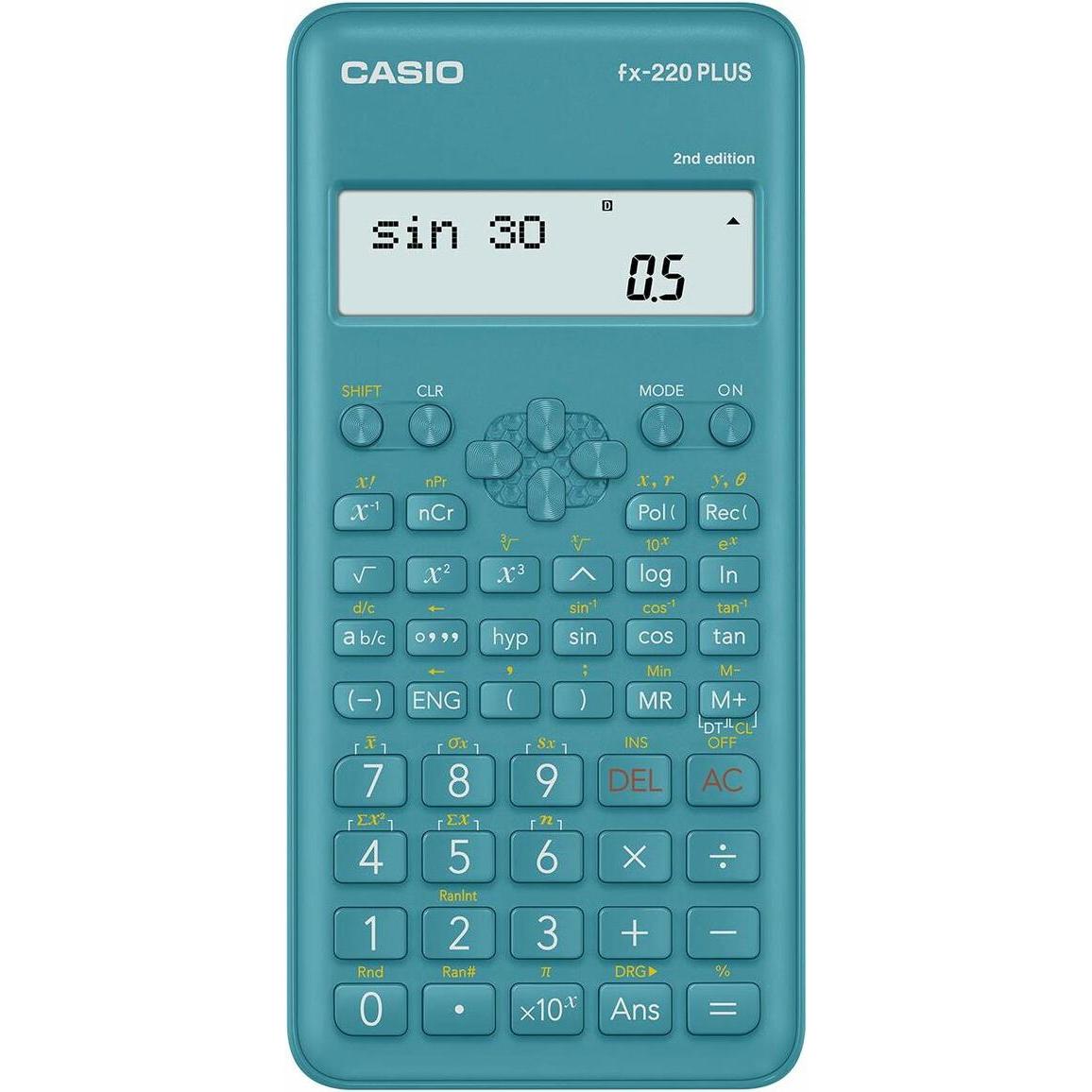 Casio FX-220 Plus Taschenrechner Tasche Wissenschaftlicher Taschenrechner (Akku) (FX-220PLUS-2)