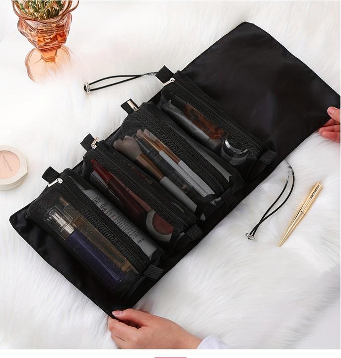 Actual product image Only-Bags.Store Detachable four in one make-up bag Portable Travel, large capacity cosmetic storage washing