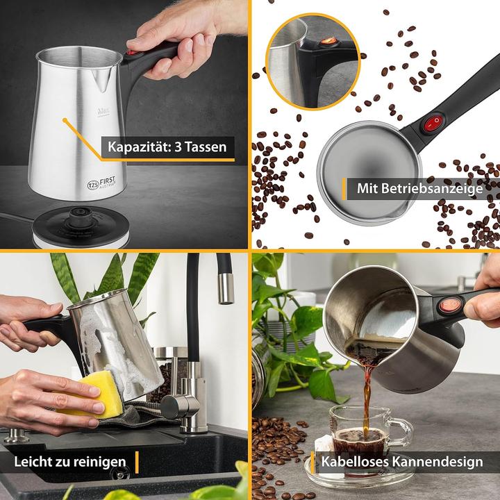Produktbild First Kaffeemaschine Austria Türkische Kaffeemaschine 5450-1