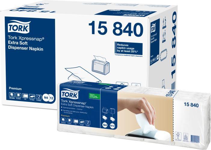 Productafbeelding Tork Xpressnap (500 x, 33 x 16,5 cm)