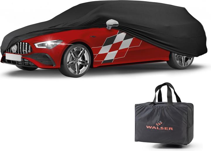 Walser Autoplane Indoor Soft, PKW-Abdeckplane Kombi Gröe L schwarz