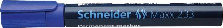 Actual product image Schneider Maxx 233 permanent marker Line width: 1-5 mm Ink colour: blue (1x)