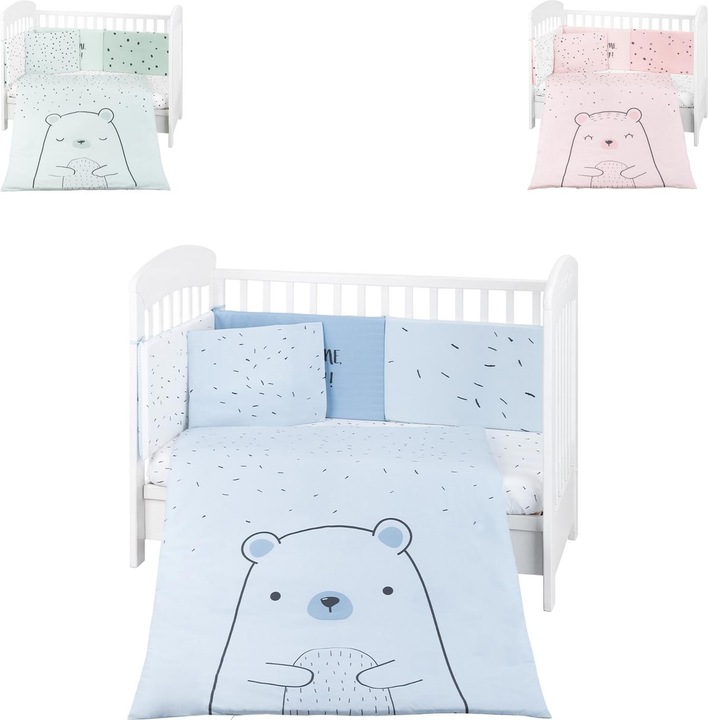 Produktbild Kikkaboo Bettwäsche Bär 6-tlg. 135 x 95