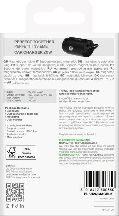Actual product image Puro Push2qimagblk