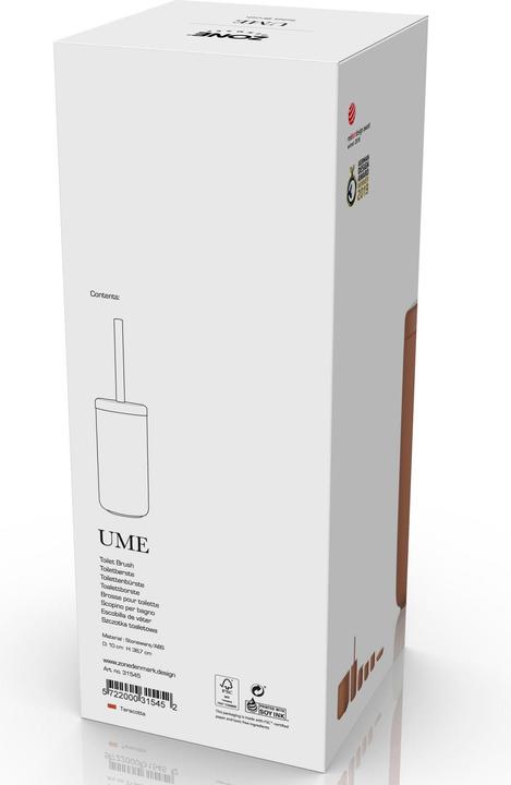 Actual product image Zone Denmark Toilet brush Ume Terracotta, stoneware