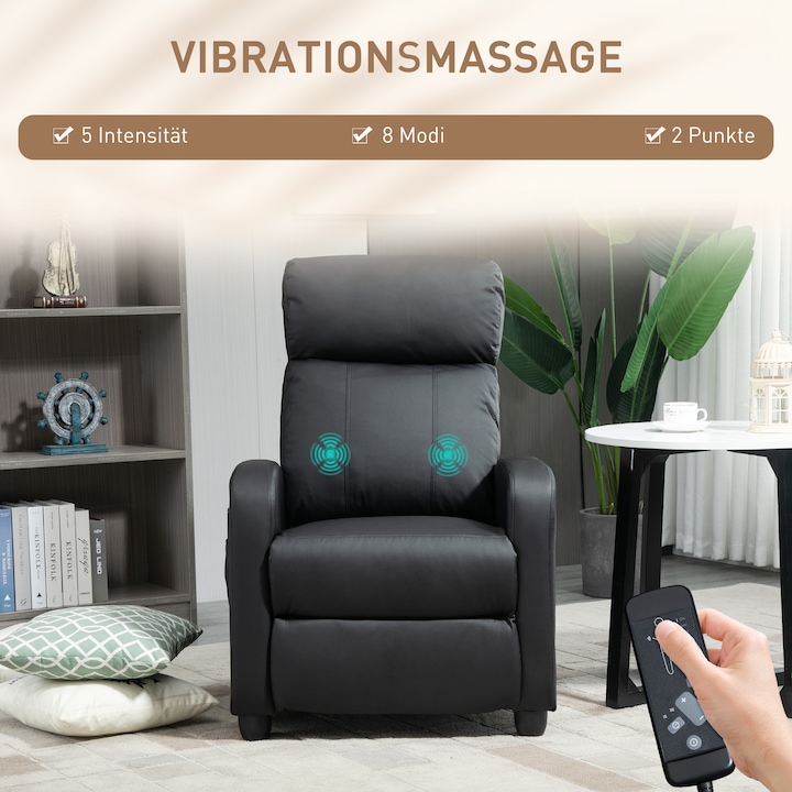 Produktbild Homcom Massagesessel mit kabelgebundener Fernbedienung