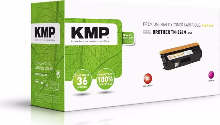 Actual product image KMP B-T63 toner compatible with Brother TN-326 M (M)