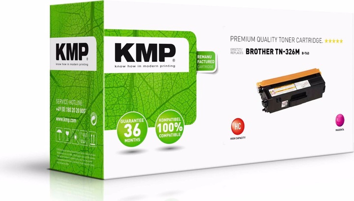 Image du produit KMP B-T63 Toner compatible avec Brother TN-326 M (M)