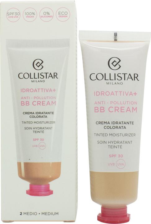 Actual product image Collistar Idroattiva+ Anti-pollution Crema Idrat Colorata Medio 50ml (2 Medium)