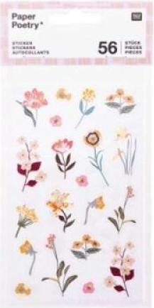 Actual product image Paper Poetry Sticker (56 Sticker)