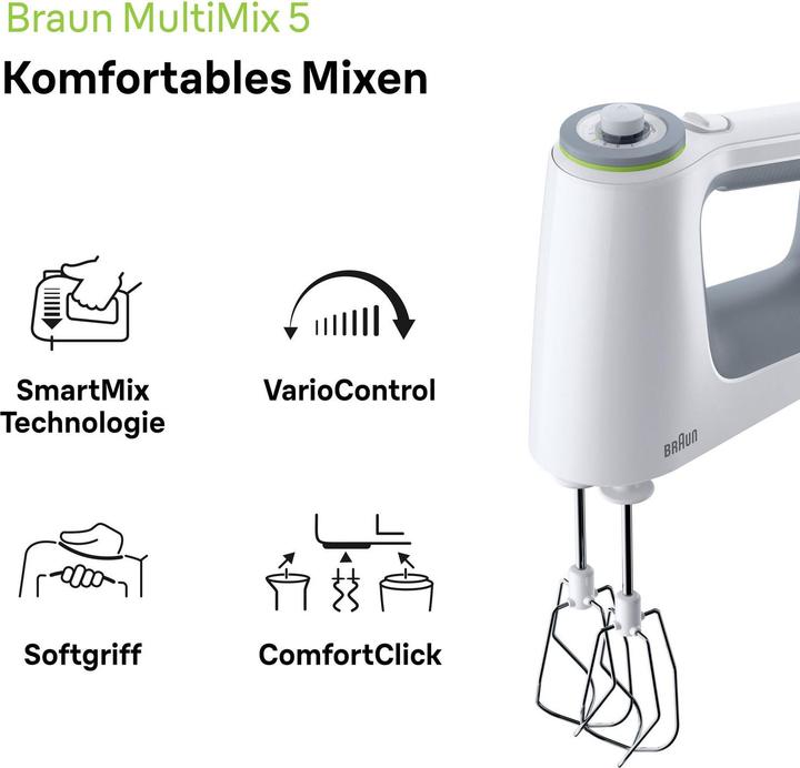 Actual product image Braun MultiMix 5 HM5137WH (750 W)