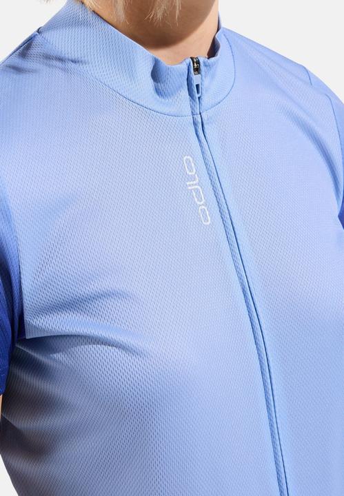 Produktbild Odlo T-shirt s/u collar s/s full zip ESSENTIAL PRINT (L)