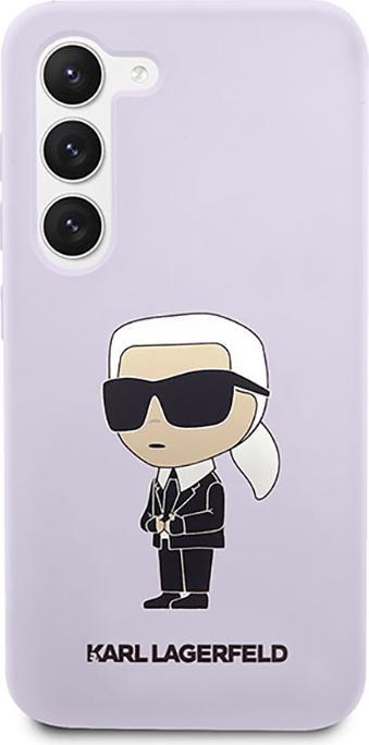 Actual product image Karl Lagerfeld Galaxy S23 Silicone Ikonik hardcase S911 (Samsung Galaxy S23)