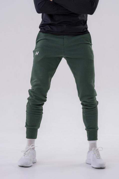 Actual product image Nebbia Slim sweatpants with side pockets "Reset" 321 dark green (XXL)