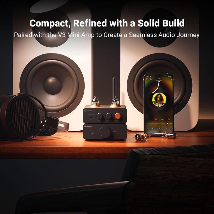 Produktbild Fosi Audio GR40 Röhren-DAC – Kopfhörer & Preamp – USB/Opt/Koax (USB-DAC, aptX, Bluetooth)