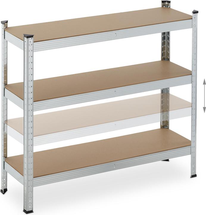 Actual product image Relaxdays 2x heavy duty shelving
