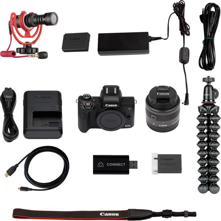 Produktbild Canon EOS M50 Mark II (15 - 45 mm, 24 Mpx, APS-C / DX)