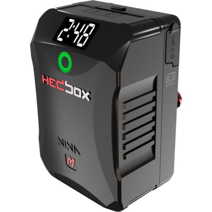 Hedbox - Cine V Lock Mount ( High Dur Aluminium )- 98Wh / 6600mAh- 10A / 90W Max Load- USB Output 5.1V / 2. (Ladegerät),...