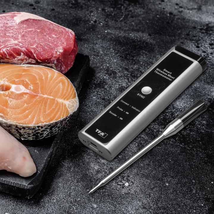 Produktbild TFA BBQ Thermometer inkl. L-Batterie anthrazit, FS-TFA
