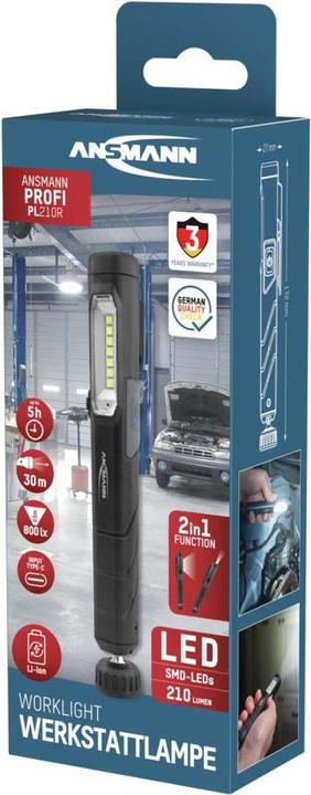 Actual product image Ansmann LED Battery Work Light PL210R (210 lm)