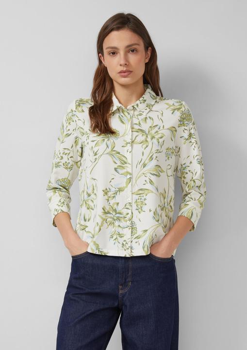 Immagine prodotto s.Oliver Elastische Jersey-Bluse mit 3/4-Ärmeln (42)