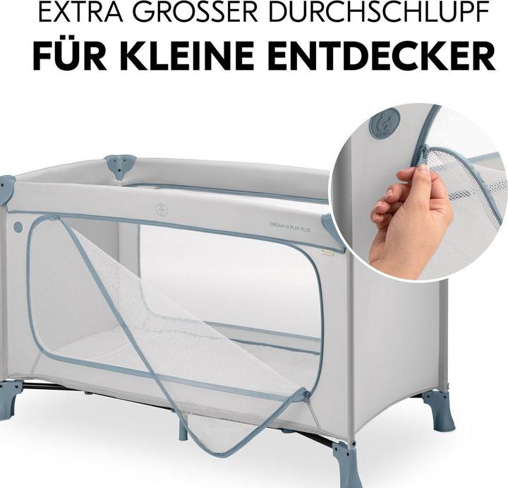 Actual product image Hauck Reisebetten Reisebett Set Dream N Play Plus inkl. Spielzelt (120 x 60 cm)