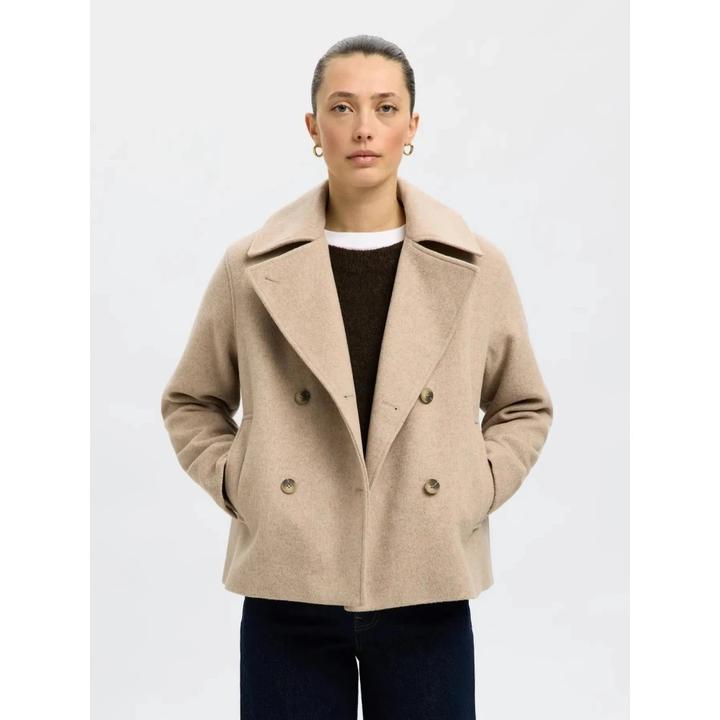 Actual product image Selected Slfalma Wool Blend Jacket Noos (42)