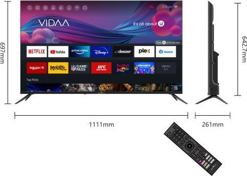 Image du produit Smart Tech Smart-Tech 50UV10V1 TV 127 cm (50') 4K Ultra HD Smart TV Wi-Fi Noir (50", LED, 4K)