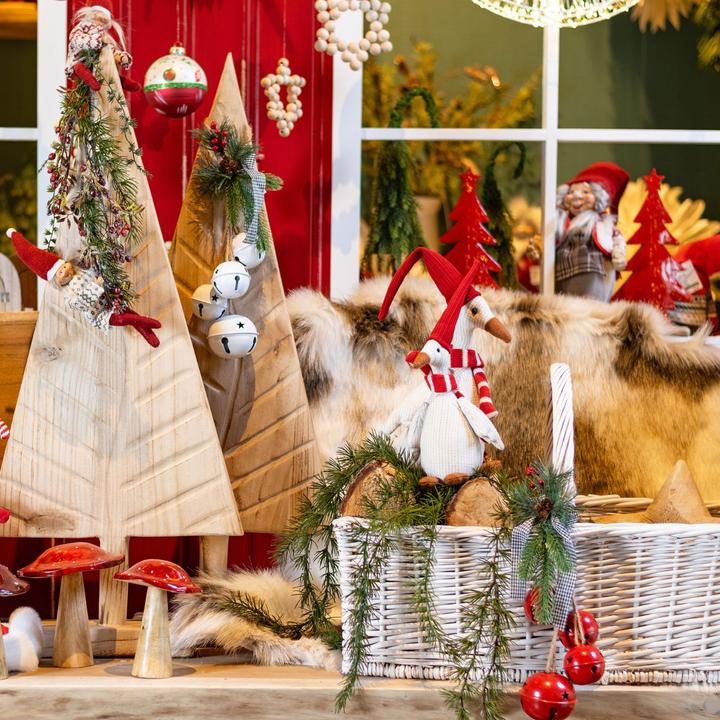 Produktbild G. Wurm Kunstfell Rentierfell Optik aus Polyester Braun, weiss (B/H/T) 110x90x5cm