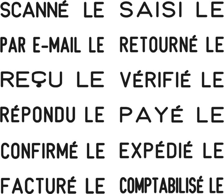 Actual product image Trodat Textstempel F 4817FEKSC 3.8mm