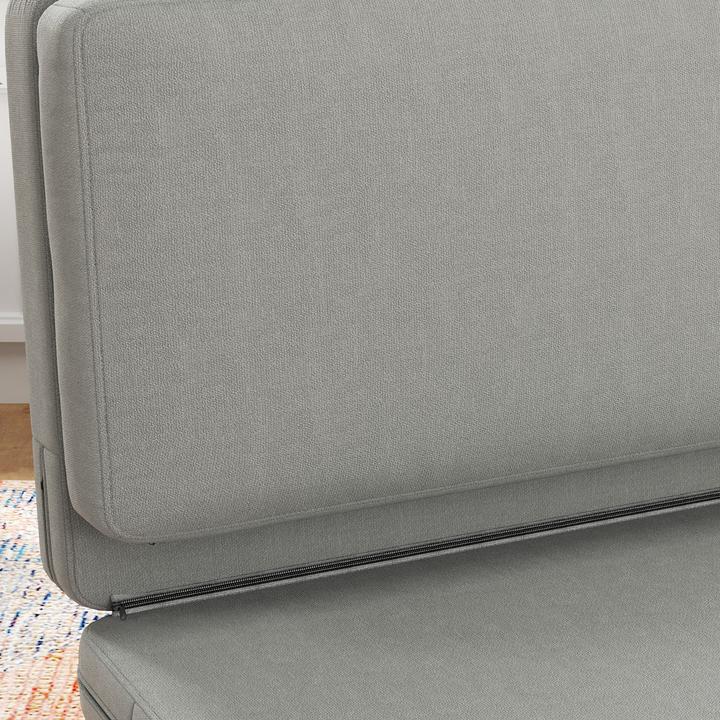 Produktbild Homcom Bodensofa Polyester, Schaumstoff Hellgrau