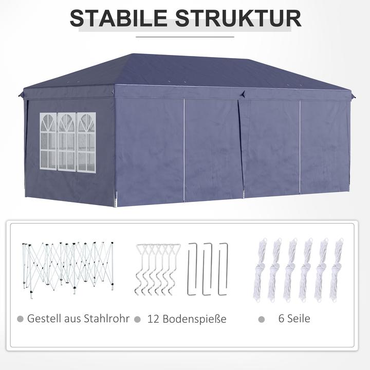 Image du produit Outsunny Pavillon pliable (585 cm, 295 cm)