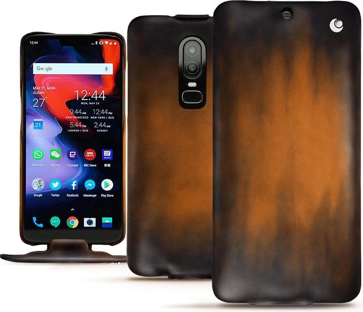 Produktbild Noreve Lederschutzhülle vertikal (OnePlus 6)