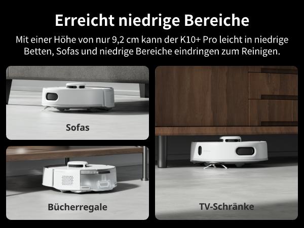 Image du produit SwitchBot Mini-robot d'aspiration K10+ Pro Robot d'aspiration avec statif d'aspiration