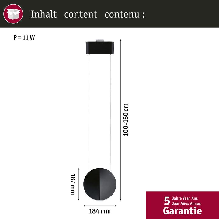 Produktbild Paulmann URail Pendel Alejandro (800 lm)