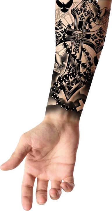 Actual product image Fiestas Guirca Cross Temporary Tattoo